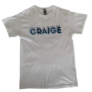 UNC Chapel Hill Craige Dorm T-Shirt College Freshman Short Sleeve White Adult M